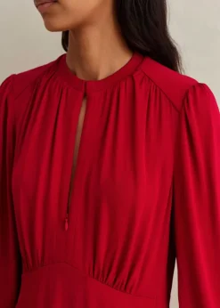 Elegant Panelled Midi Dress