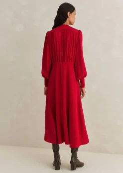 Elegant Panelled Midi Dress