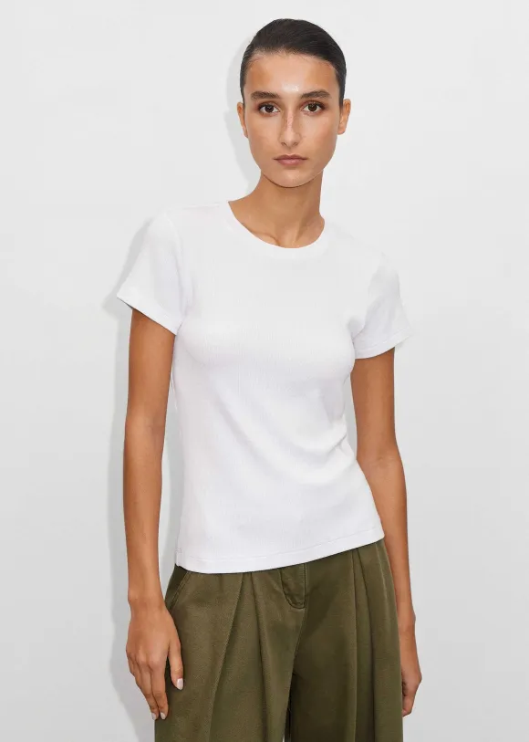 Fitted Rib Tee