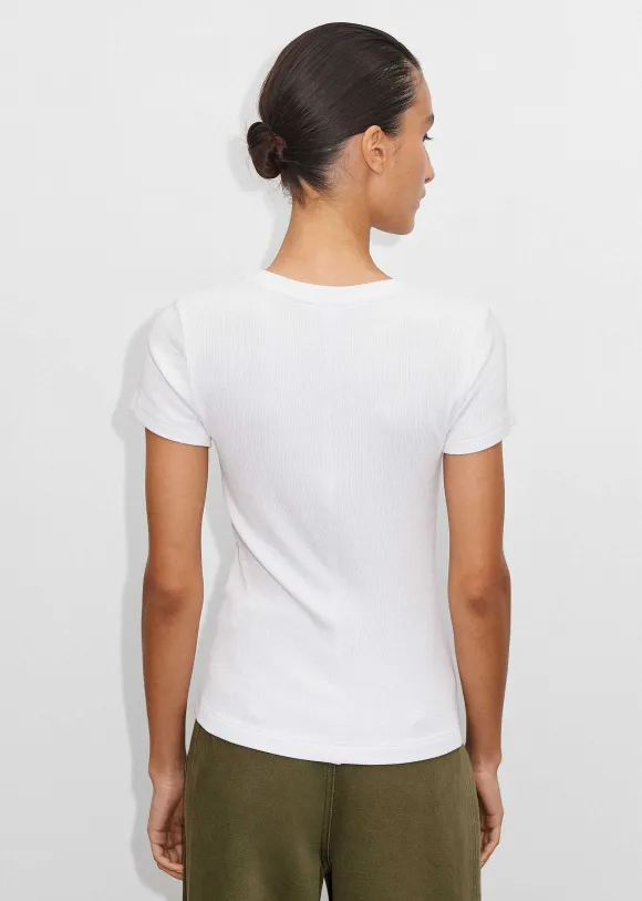 Fitted Rib Tee