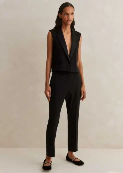 Forever Tux Slim-Crop Three-Piece Trouser Suit