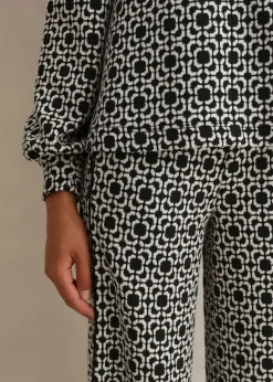 Graphic Jacquard Travel Tailoring Co-Ord