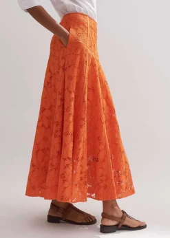 Guipure Lace Skirt