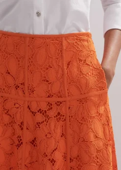 Guipure Lace Skirt