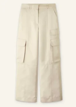 Heavy Satin Statement Cargo Trouser