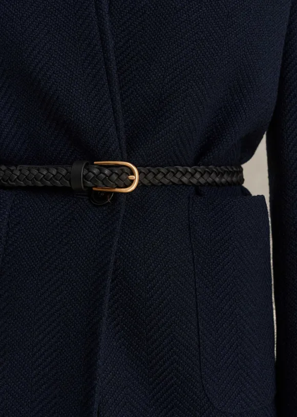Herringbone Deconstructed Cardigan Blazer