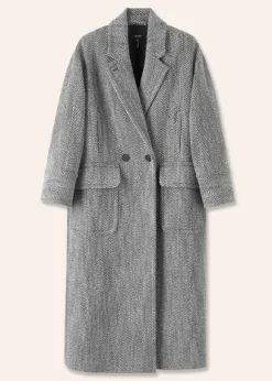 Herringbone Town-To-Country Coat