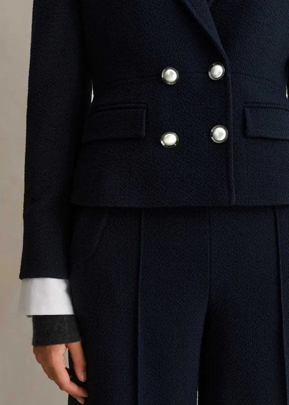 High Waisted Wide Leg Trouser + Jacket Suit