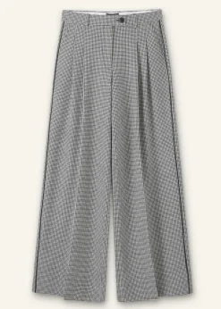 Houndstooth Pleated Man Pant