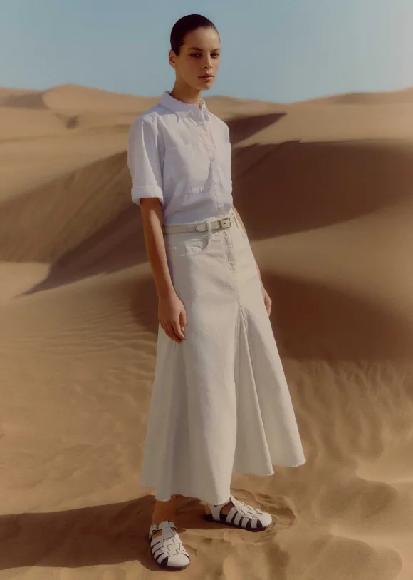 Insert Midi Skirt