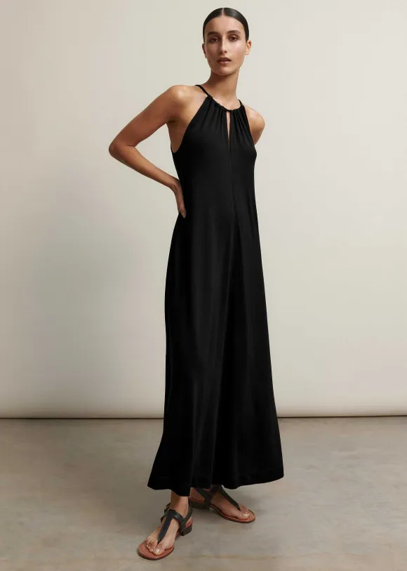 Interlock Halterneck Maxi Dress
