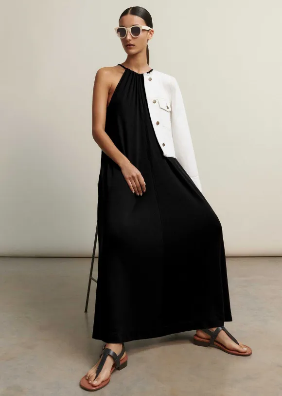 Interlock Halterneck Maxi Dress