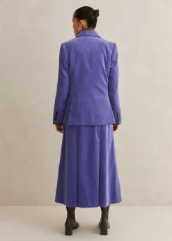 Italian Lux Cord Skirt Suit