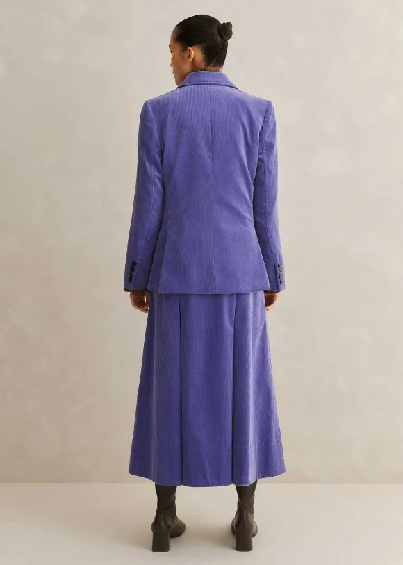 Italian Lux Cord Skirt Suit