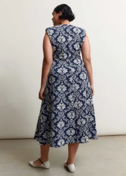 Jacquard Jersey Midi Dress