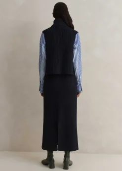 Knitted Vest + Skirt Co-Ord