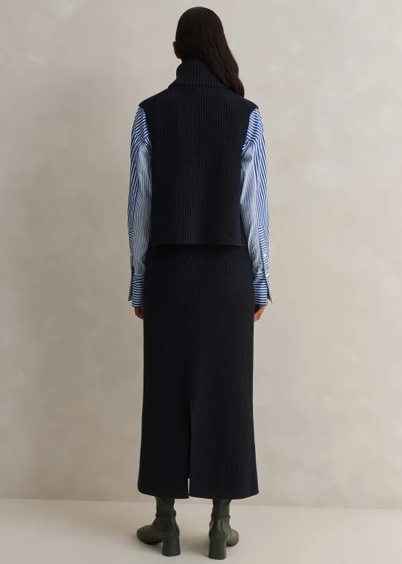 Knitted Vest + Skirt Co-Ord