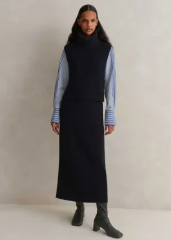 Knitted Vest + Skirt Co-Ord