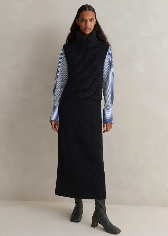 Knitted Vest + Skirt Co-Ord