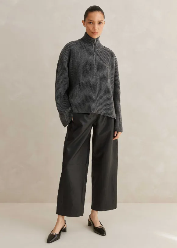 Leather Tapered Trouser