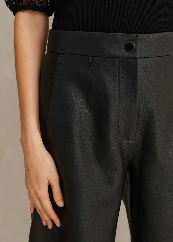 Leather Tapered Trouser