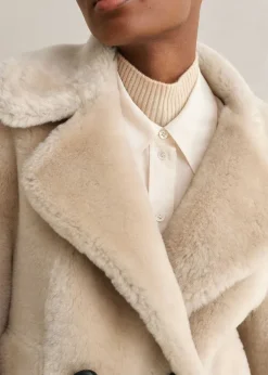 Luxe Short Shearling Coat