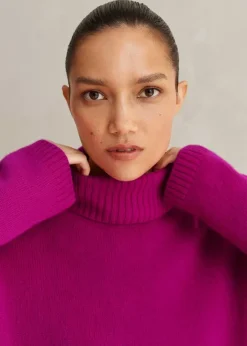 Merino Cashmere Relaxed Crop Jumper + Snood