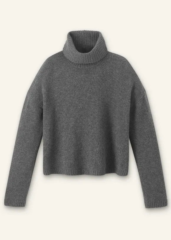Merino Cashmere Relaxed Crop Jumper + Snood