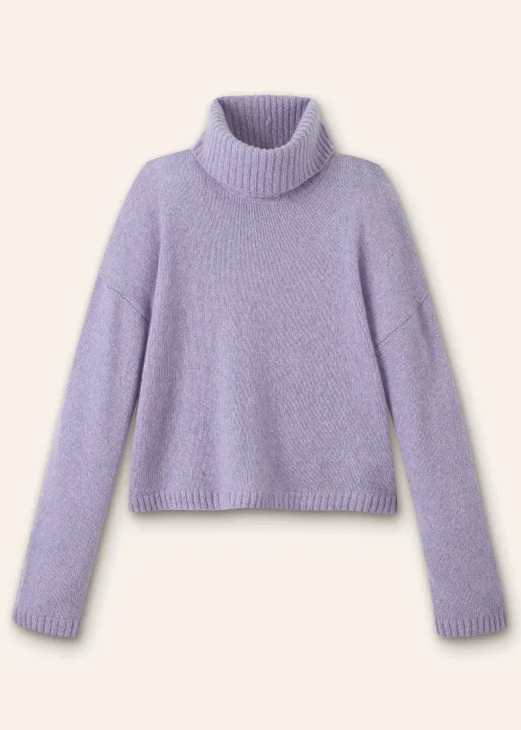 Merino Cashmere Silk Relaxed Jumper + Snood