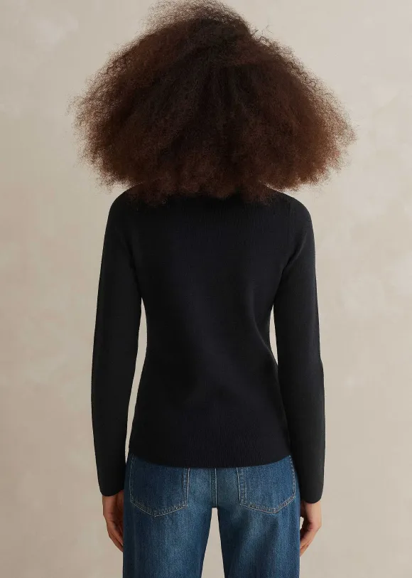 Merino Stretch Half Zip Jumper