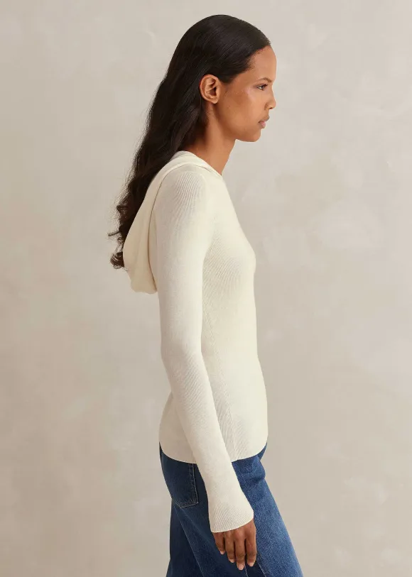 Merino Stretch Rib Layering Hoody
