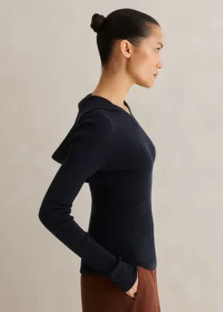 Merino Stretch Rib Layering Hoody