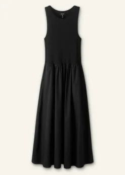 Mixed Media Maxi Dress