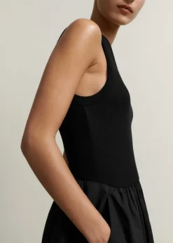 Mixed Media Maxi Dress