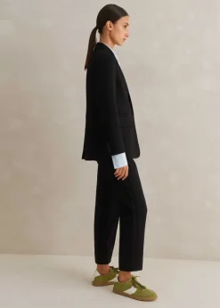 Perfect Workwear Long Blazer Slim-Crop Trouser Suit