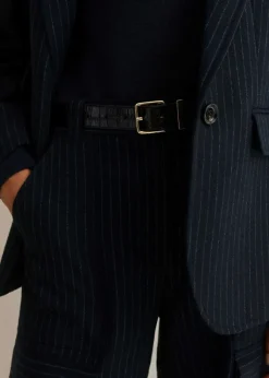 Pinstripe Cargo Trouser Suit