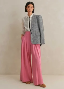 Pleated Ultra Wide-Leg Trouser
