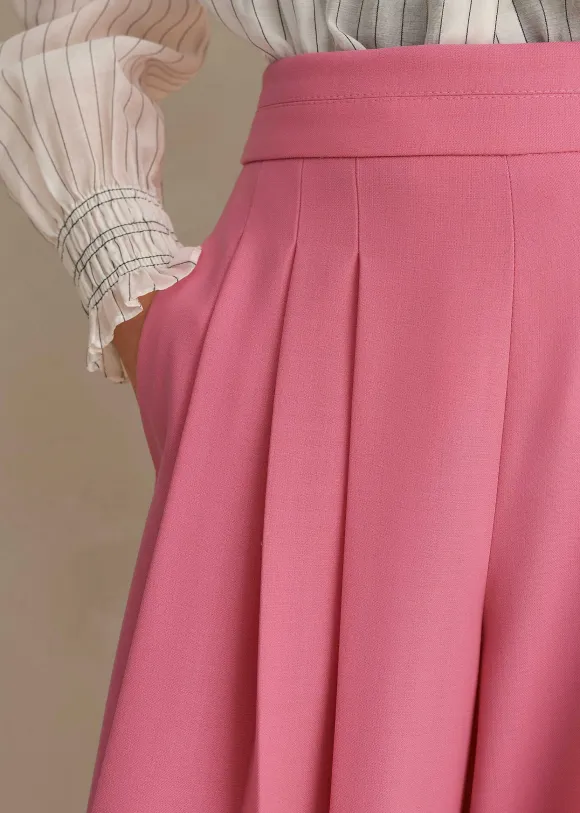 Pleated Ultra Wide-Leg Trouser
