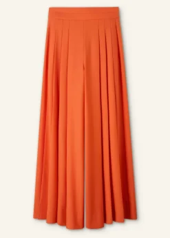 Pleated Ultra Wide-Leg Trouser