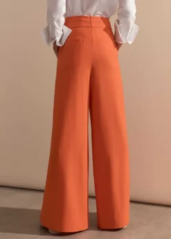 Pleated Ultra Wide-Leg Trouser