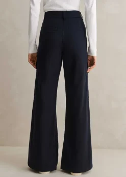 Regular Length Cotton Flared Cargo Trouser