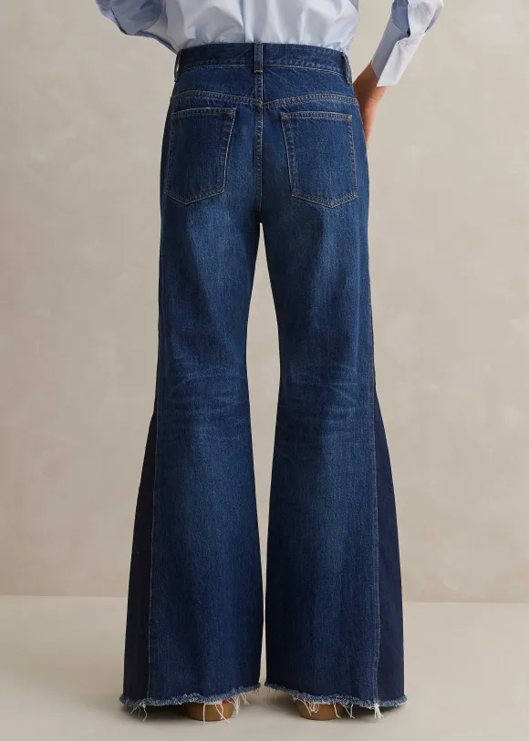 Regular Length Split Seam Flare Jean