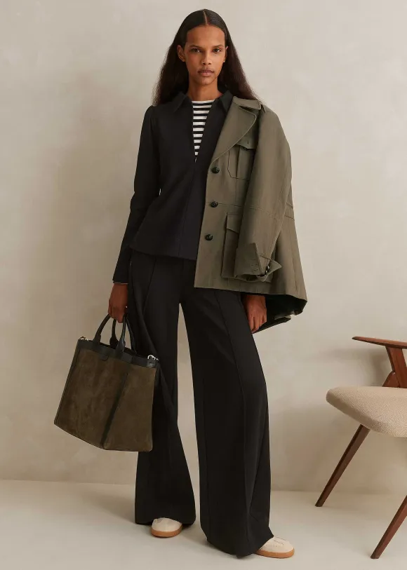 Regular Length Travel Tailoring Palazzo
