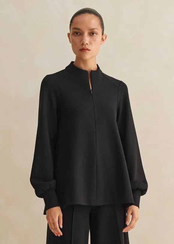 Regular-Length Travel Tailoring Wide-Leg Palazzo Co-Ord