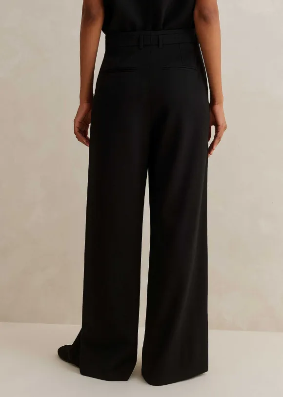 Regular-Length Wide-Leg Forever Tux Trouser