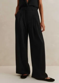 Regular-Length Wide-Leg Forever Tux Trouser