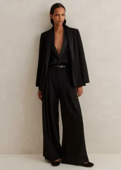 Regular-Length Wide-Leg Forever Tux Trouser