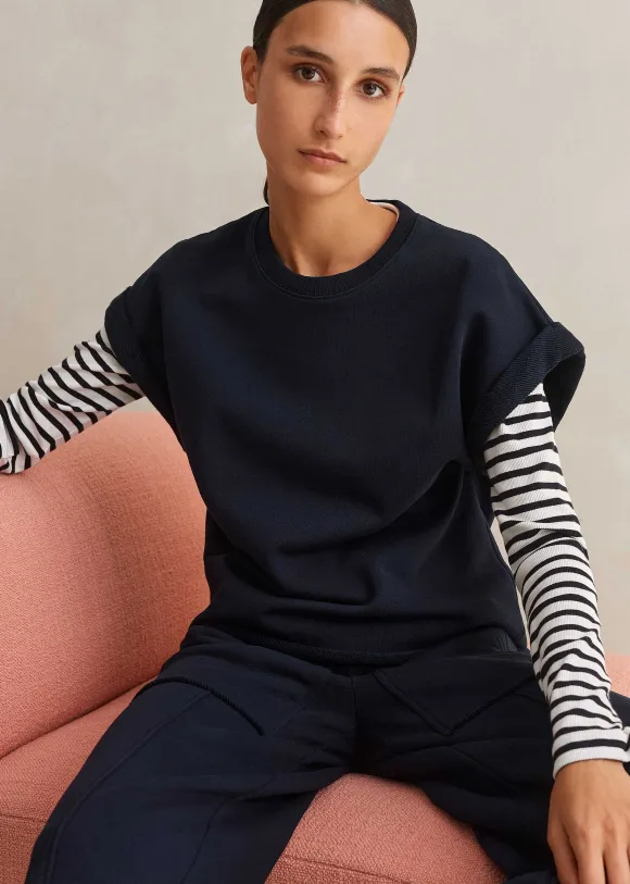 Roll Cuff Sweatshirt