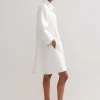 Sculptural Sleeve Swing Coat Co-Ord