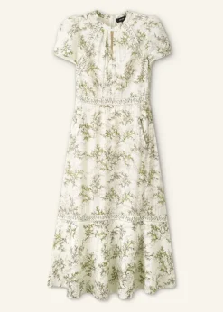 Shadow Berry Print Maxi Dress